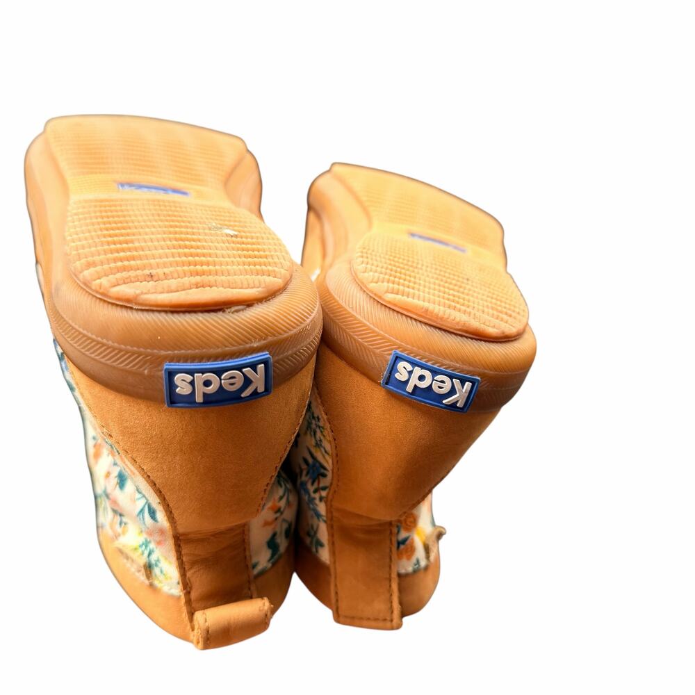 Keds x Rifle Paper Co Scout Wildflower Leather Boots 10 W wide width - Picture 7 of 13